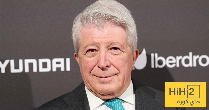 كلمتان فقط من رئيس أتلتيكو مدريد للرد على بيان ريال مدريد