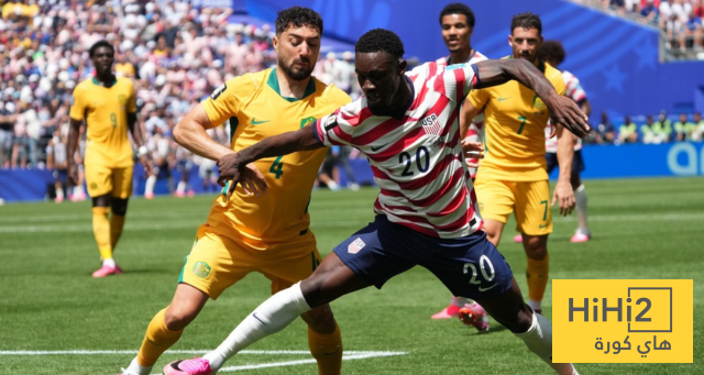 إحصائيات مباراة أمريكا وأستراليا في كأس العالم 2026