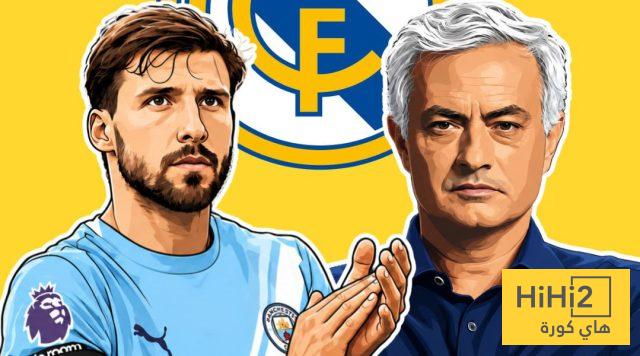 مورينيو يتواصل مع مدافع السيتي لبحث إمكانية ضمه إلى ريال مدريد